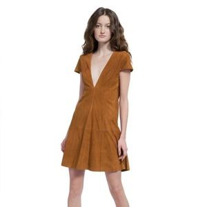 Alice and Olivia Suede Dress